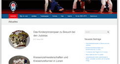 Desktop Screenshot of judo.tvwerne.de