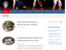 Tablet Screenshot of judo.tvwerne.de